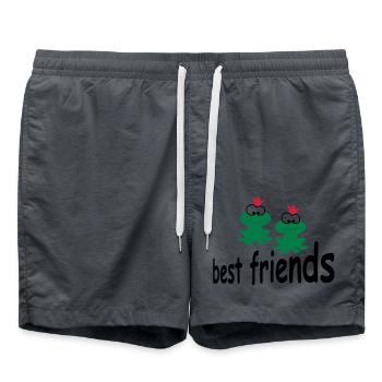 funny - Swim Trunks - anthracite - Front - AI Model Male 185 light (185cm)