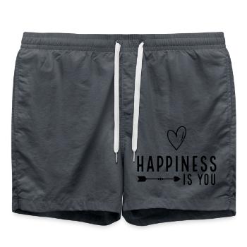 voll verliebt - Badeshorts - Anthrazit - Vorne - AI Model Male 185 light (185cm)