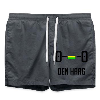 O O THE HAGUE WOMEN - Swim Trunks - anthracite - Front - AI Model Male 185 light (185cm)