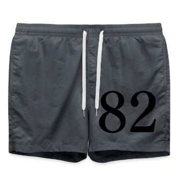 82 - Short de bain - charbon - Devant - AI Model Male 185 light (185cm)