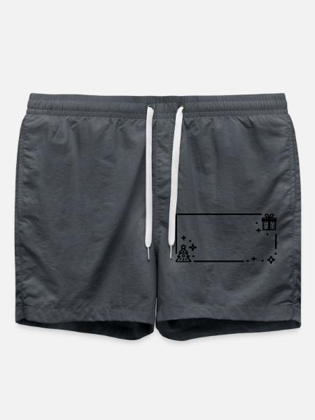 Christmas setting - Swim Trunks - anthracite