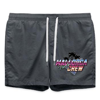 Mallorca Party Crew - Short de bain - charbon - Devant - AI Model Male 185 light (185cm)