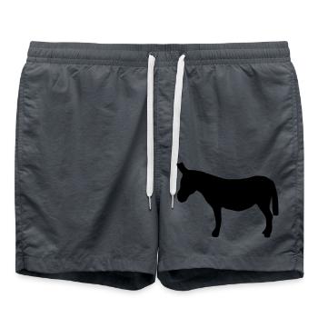 âne - Short de bain - charbon - Devant - AI Model Male 185 light (185cm)
