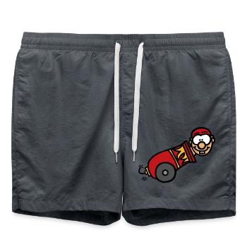 The Cannon - Swim Trunks - anthracite - Front - AI Model Male 185 light (185cm)
