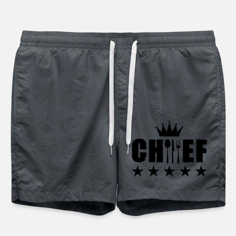 Chef Chef - Swim Trunks - anthracite