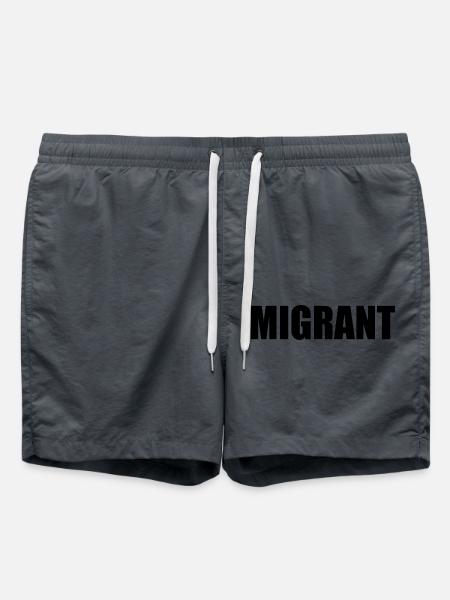 Migrant - Badeshorts - Anthrazit