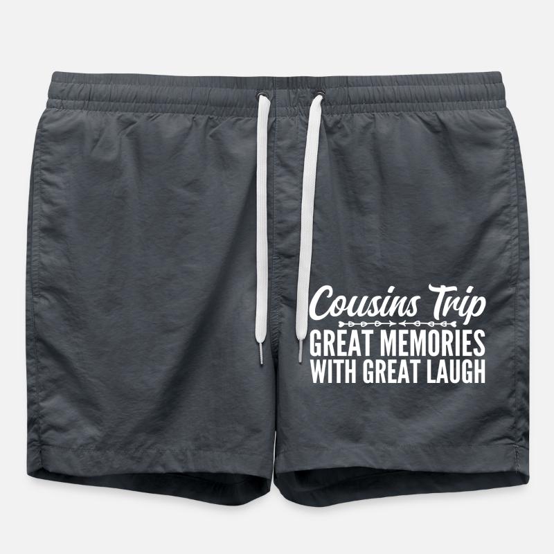 Cousin-Reise 2025 - Badeshorts - Anthrazit