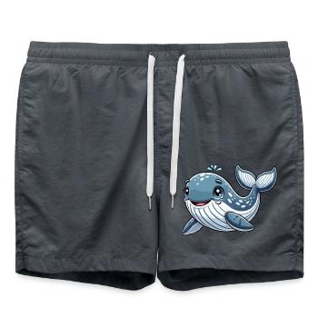 Enfant baleine - Short de bain - charbon - Devant - AI Model Male 185 light (185cm)