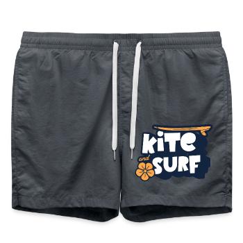 Kitesurf Kitesurfeur Kitebsurf - Short de bain - charbon - Devant - AI Model Male 185 light (185cm)