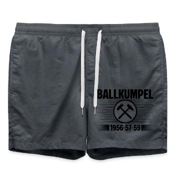 Erzgebirge Ballkumpel - Badeshorts - Anthrazit - Vorne - AI Model Male 185 light (185cm)