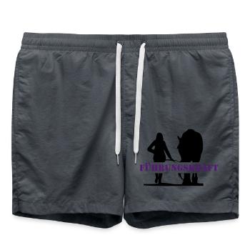 Pferd - Swim Trunks - anthracite - Front - AI Model Male 185 light (185cm)