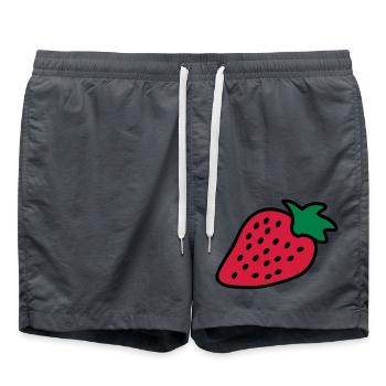 strawberry - Swim Trunks - anthracite - Front - AI Model Male 185 light (185cm)