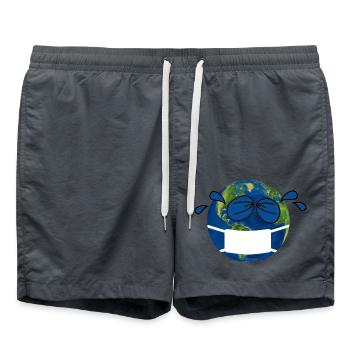 protège-dents corona terre - Short de bain - charbon - Devant - AI Model Male 185 light (185cm)