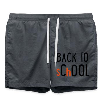 back to school - Short de bain - charbon - Devant - AI Model Male 185 light (185cm)