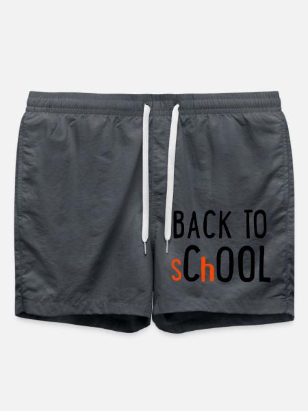 back to school - Badeshorts - Anthrazit