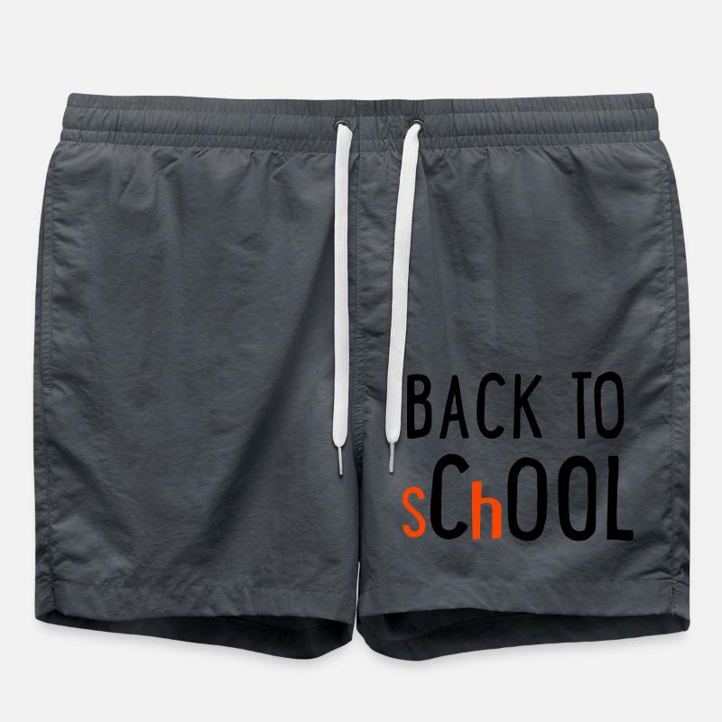 back to school - Badeshorts - Anthrazit