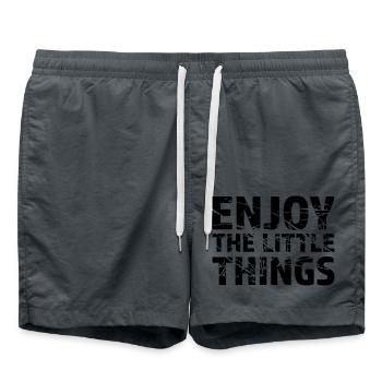 Enjoy the little - Swim Trunks - anthracite - Front - AI Model Male 185 light (185cm)