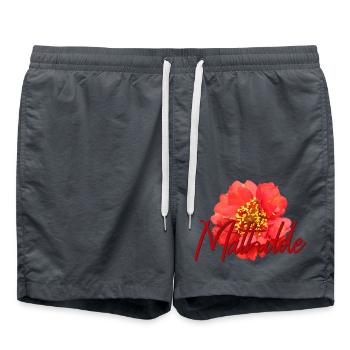 Mathilde - Swim Trunks - anthracite - Front - AI Model Male 185 light (185cm)