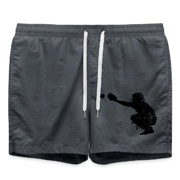 Base-ball - Short de bain - charbon - Devant - AI Model Male 185 light (185cm)