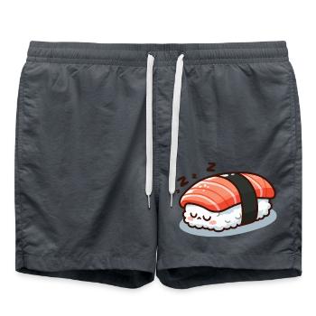 Schlafender Sushi - Badeshorts - Anthrazit - Vorne - AI Model Male 185 light (185cm)