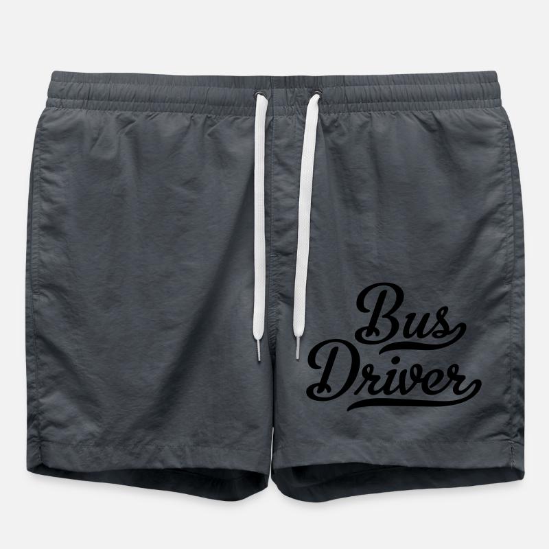 Busfahrer - Badeshorts - Anthrazit