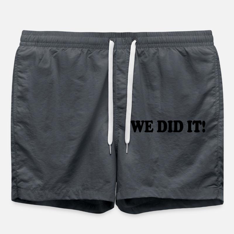 We did it - Swim Trunks - anthracite