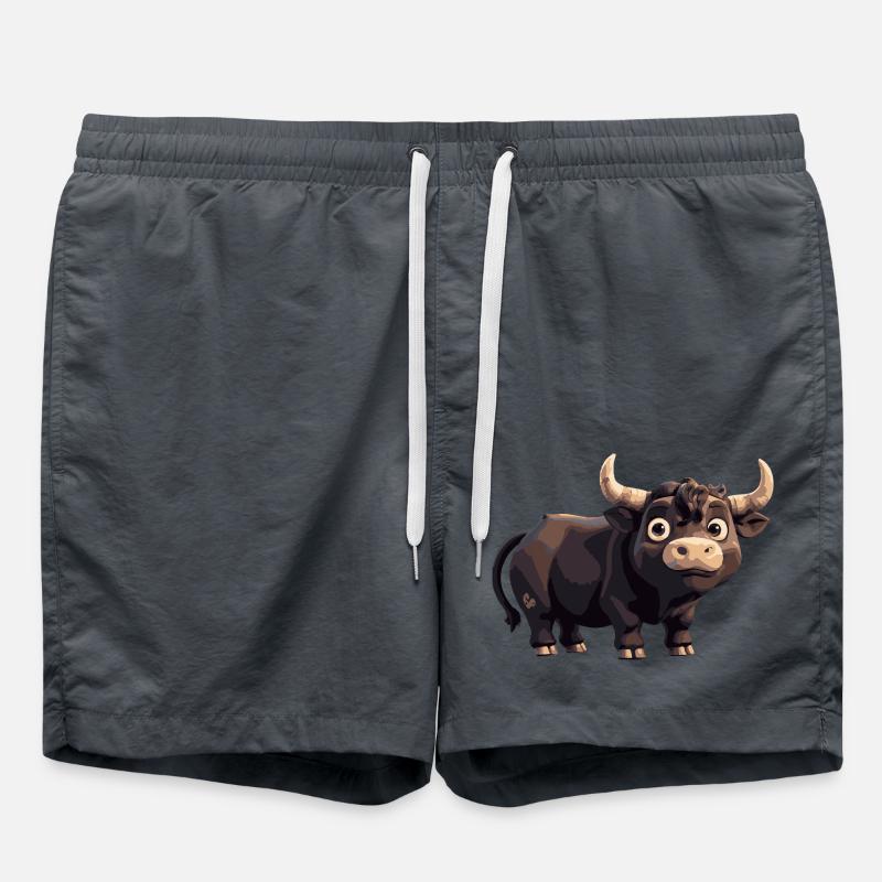 Taurus Comic - Swim Trunks - anthracite