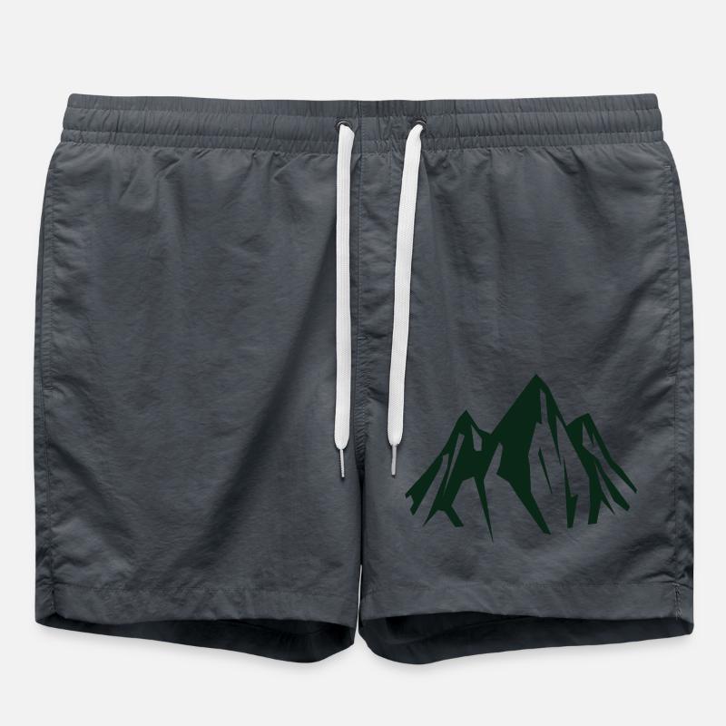 mountains - Swim Trunks - anthracite