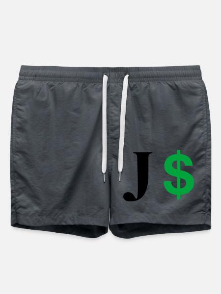 Letter j dollar - Swim Trunks - anthracite