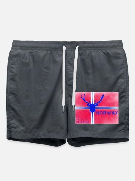 Norway wildlife - Swim Trunks - anthracite
