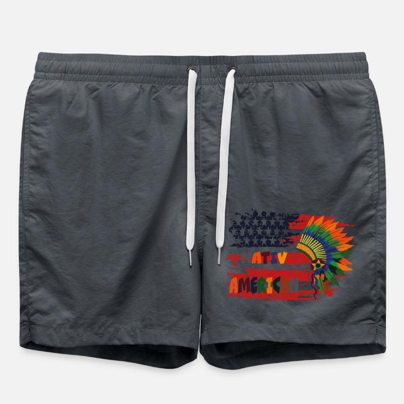 Native American Native American - Swim Trunks - anthracite