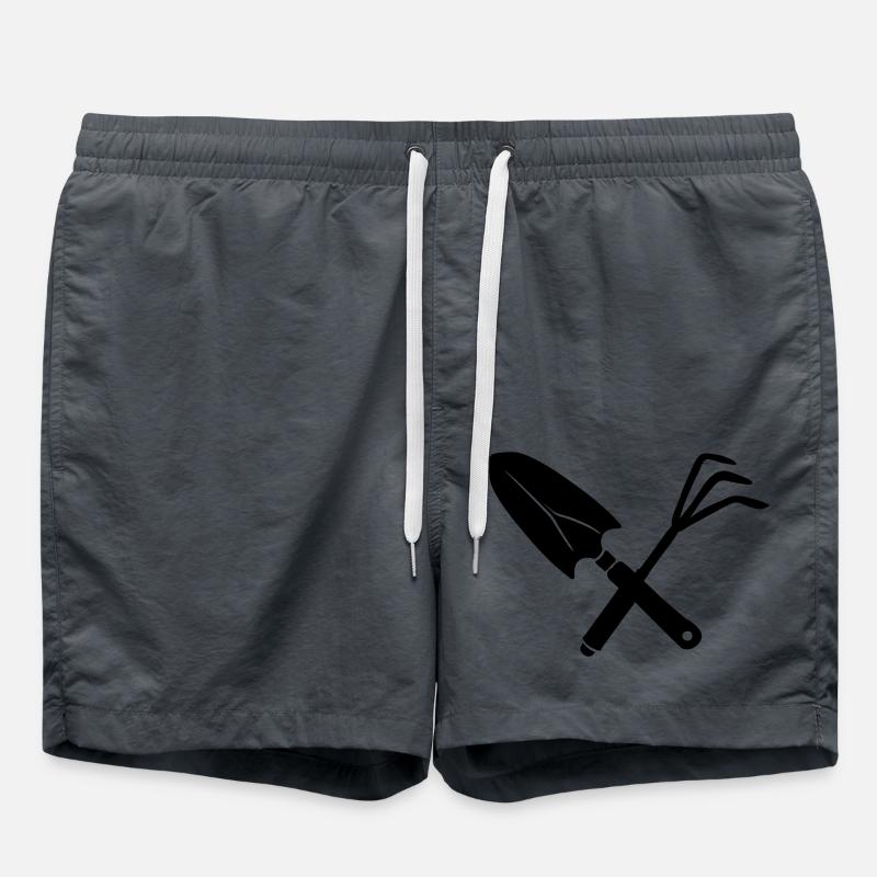 garden tools - Swim Trunks - anthracite