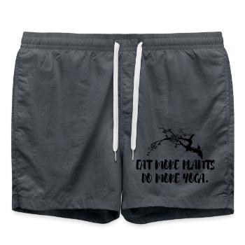 Yoga Meditation Spa Namaste - Swim Trunks - anthracite - Front - AI Model Male 185 light (185cm)