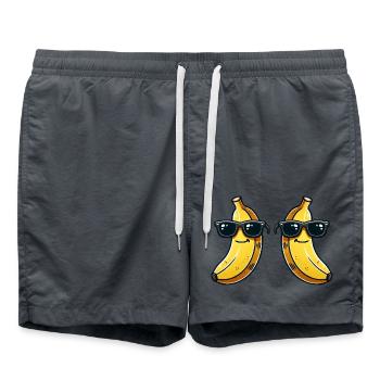 banane sonnenbrille comic 2 - Badeshorts - Anthrazit - Vorne - AI Model Male 185 light (185cm)