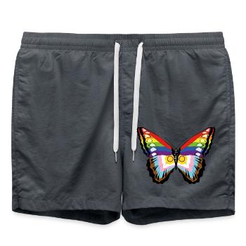 butterfly - Badeshorts - Anthrazit - Vorne - AI Model Male 185 light (185cm)
