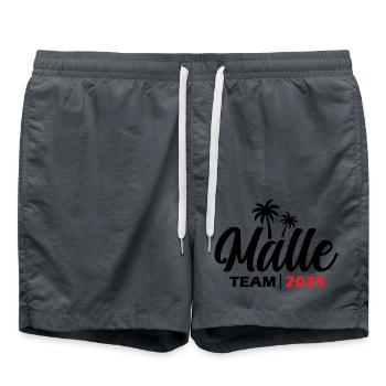 Malle 2025 Team Mallorca - Badeshorts - Anthrazit - Vorne - AI Model Male 185 light (185cm)