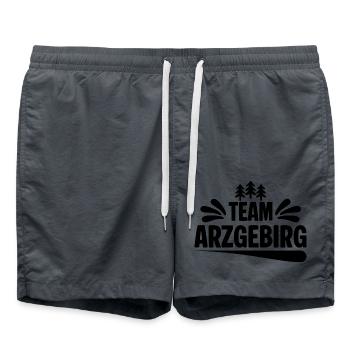 Team Erzgebirge - Badeshorts - Anthrazit - Vorne - AI Model Male 185 light (185cm)
