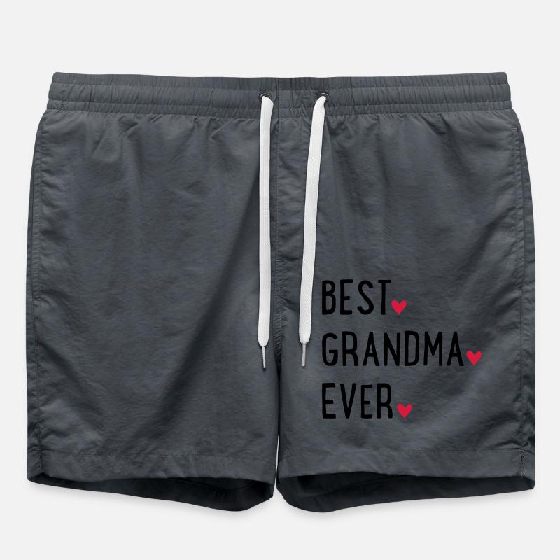 Granny - Swim Trunks - anthracite
