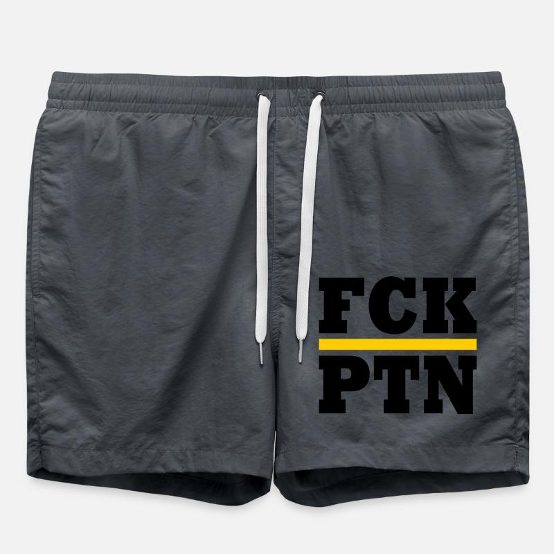 Fck ptn - Short de bain - charbon