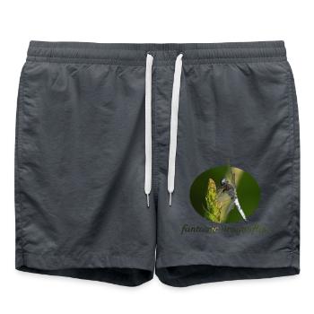Libelle - Badeshorts - Anthrazit - Vorne - AI Model Male 185 light (185cm)