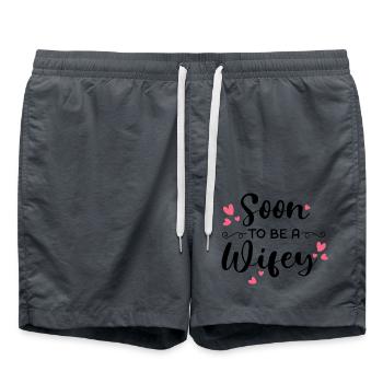 Bientôt une épouse - Short de bain - charbon - Devant - AI Model Male 185 light (185cm)