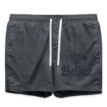 Waldfee - Badeshorts - Anthrazit - Vorne - AI Model Male 185 light (185cm)