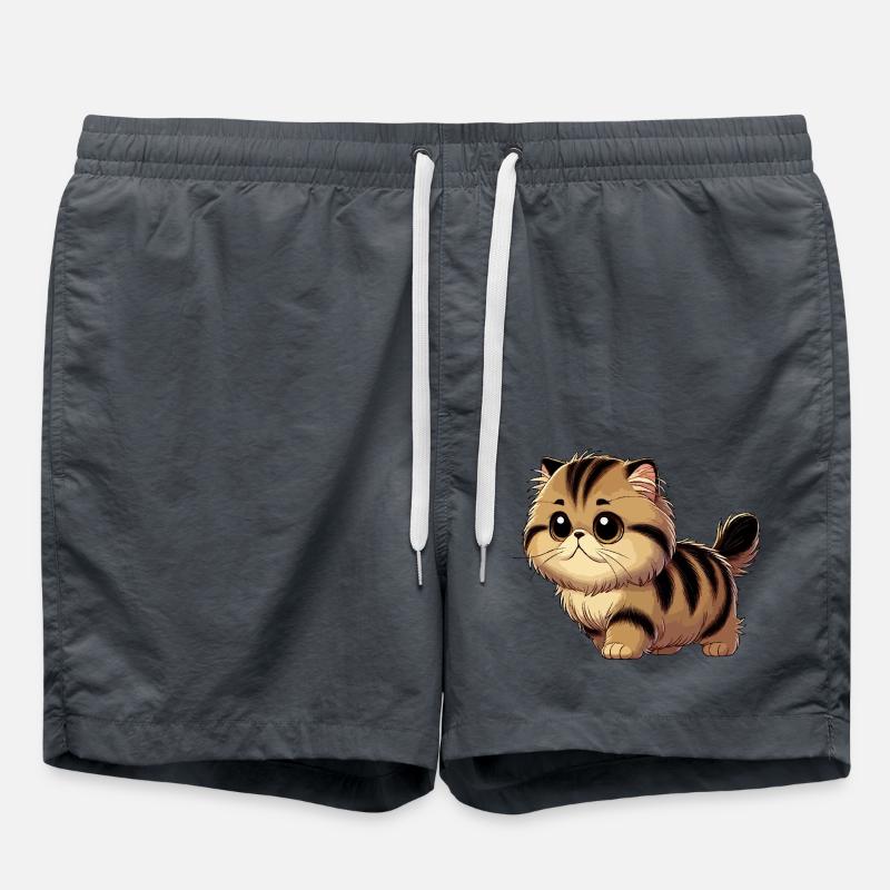 Persian cat - Swim Trunks - anthracite