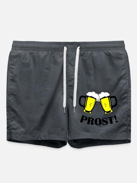 bier prost - Badeshorts - Anthrazit