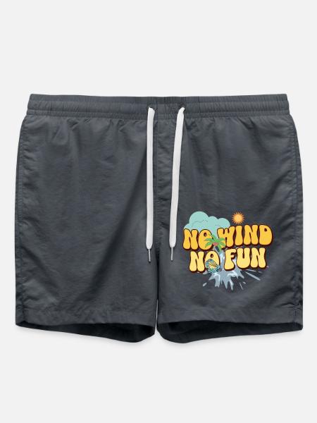 Kitesurf Kitesurfer Kiteboard - Badeshorts - Anthrazit