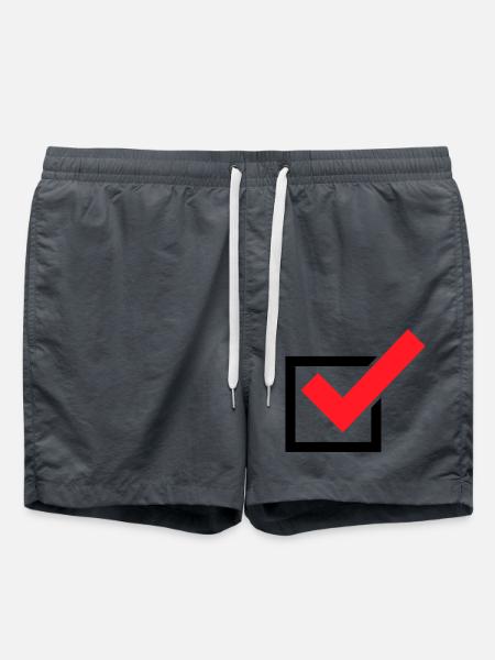 Tick Tick icon - Swim Trunks - anthracite