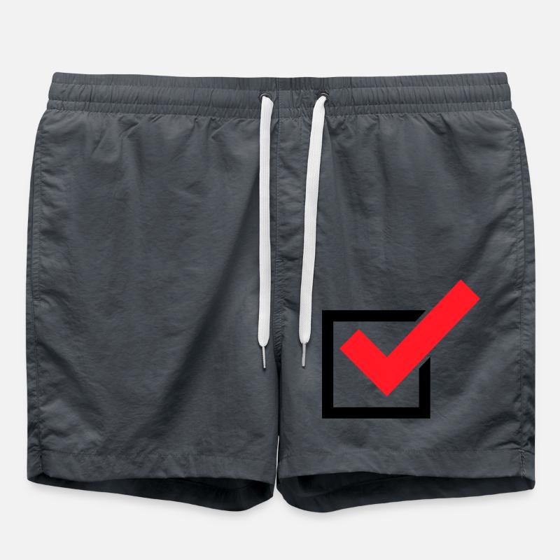 Tick Tick icon - Swim Trunks - anthracite