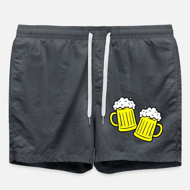 Griller de la bière Boire - Short de bain - charbon