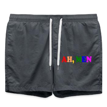 Ah men - Swim Trunks - anthracite - Front - AI Model Male 185 light (185cm)