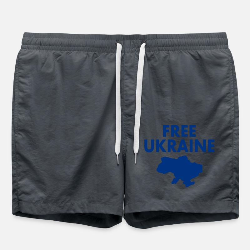 Free ukraine - Swim Trunks - anthracite